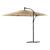 Umbrelă soare de grădină cu stâlp din oțel, maro 269x269x235 cm GartenMobel Dekor