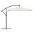 Umbrelă soare de grădină stâlp din oțel, alb 269x269x235cm GartenMobel Dekor