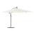 Umbrelă soare de grădină stâlp din oțel, alb 290x290x238 cm GartenMobel Dekor