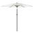 Umbrelă soare de grădină stâlp din oțel, alb 223x223x213cm GartenMobel Dekor