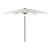 Umbrelă soare de grădină stâlp din oțel, alb 288x288x225cm GartenMobel Dekor
