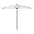 Umbrelă soare de grădină stâlp din oțel, alb 288x288x225cm GartenMobel Dekor