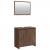 Set mobilier de baie, 2 piese, stejar maro, lemn prelucrat GartenMobel Dekor