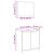 Set mobilier de baie, 2 piese, stejar maro, lemn prelucrat GartenMobel Dekor