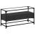 Dulap TV blat sticlă, negru, 98x35x51 cm lemn prelucrat GartenMobel Dekor