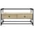 Dulap TV blat sticlă, stejar sonoma, 98x35x51 cm lemn prelucrat GartenMobel Dekor
