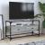 Dulap TV blat sticlă, gri sonoma, 98x35x51 cm lemn prelucrat GartenMobel Dekor