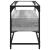 Dulap TV blat sticlă, gri sonoma, 98x35x51 cm lemn prelucrat GartenMobel Dekor