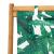 Scaune de plajă pliabile 2 buc model frunze, textil/lemn masiv GartenMobel Dekor