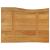 Blat masă cu margini, 70x60x3,8 cm, lemn masiv mango GartenMobel Dekor