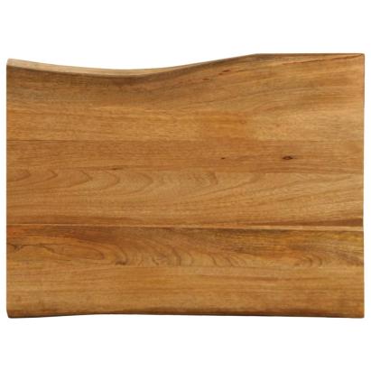 Blat masă cu margini, 70x60x3,8 cm, lemn masiv mango GartenMobel Dekor