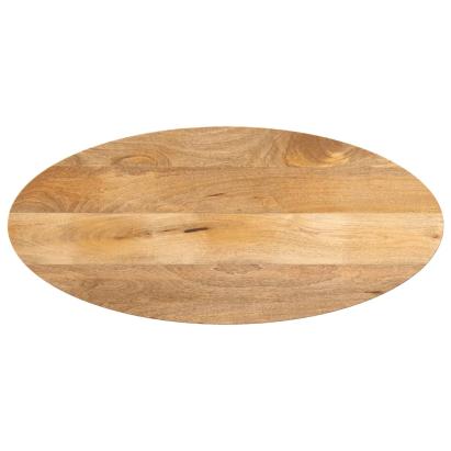 Blat de masă oval, 140x50x2,5 cm, lemn masiv de mango GartenMobel Dekor