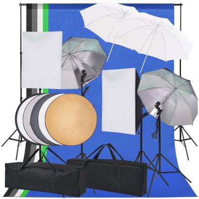 Kit de iluminat pentru studio foto GartenMobel Dekor