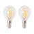 Lămpi de perete, 2 buc, cu 2 becuri LED cu filament 8 W GartenMobel Dekor