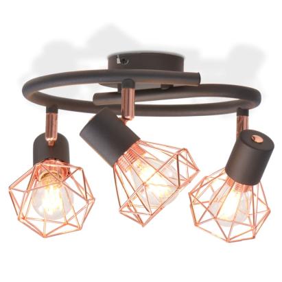 Lustră cu 3 becuri LED cu filament, 12 W GartenMobel Dekor