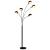 Lampă de podea, negru și auriu, 200 cm, 5 x E14 GartenMobel Dekor
