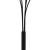 Lampă de podea, negru și auriu, 200 cm, 5 x E14 GartenMobel Dekor