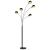 Lampă de podea, negru și auriu, 200 cm, 5 x E14 GartenMobel Dekor