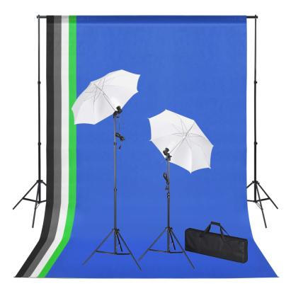 Kit studio foto cu fundaluri, lămpi și umbrele GartenMobel Dekor