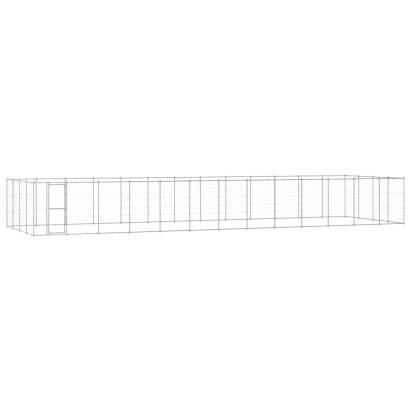 Padoc pentru câini de exterior, 53,24 m², oțel galvanizat GartenMobel Dekor