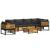 Set canapele grădină cu perne, 7 piese, lemn masiv acacia GartenMobel Dekor