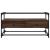Dulap TV blat sticlă, stejar maro, 98x35x51 cm lemn prelucrat GartenMobel Dekor