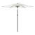 Umbrelă soare de grădină stâlp din oțel, alb 268x268x226cm GartenMobel Dekor