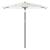 Umbrelă soare de grădină stâlp din oțel, alb 268x268x226cm GartenMobel Dekor