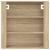 Dulap de perete, stejar sonoma, 80x33x80 cm, lemn prelucrat GartenMobel Dekor
