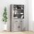 Dulap de perete, gri sonoma,80x33x80 cm, lemn prelucrat GartenMobel Dekor