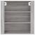 Dulap de perete, gri sonoma,80x33x80 cm, lemn prelucrat GartenMobel Dekor