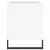 Dulap de discuri, alb, 85x38x48 cm, lemn prelucrat GartenMobel Dekor