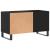 Dulap pentru discuri, negru, 85x38x48 cm, lemn prelucrat GartenMobel Dekor