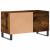 Dulap pentru discuri stejar afumat 85x38x48 cm lemn prelucrat GartenMobel Dekor