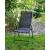 Set 2 scaune gradina/terasa, reglabile, aluminiu, negru, 48x67-99x43 cm, Jumi GartenVIP DiyLine