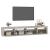Comodă TV cu lumini LED, gri beton, 240x35x40 cm GartenMobel Dekor