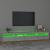 Comodă TV cu lumini LED, gri beton, 240x35x40 cm GartenMobel Dekor