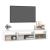 Comodă TV cu lumini LED, alb, 195x35x40 cm GartenMobel Dekor