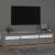 Comodă TV cu lumini LED, gri beton, 195x35x40 cm GartenMobel Dekor
