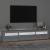 Comodă TV cu lumini LED, gri sonoma, 195x35x40 cm GartenMobel Dekor