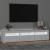 Comodă TV cu lumini LED, alb, 180x35x40 cm GartenMobel Dekor