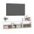 Comodă TV cu lumini LED, alb, 180x35x40 cm GartenMobel Dekor