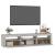 Comodă TV cu lumini LED, gri beton, 180x35x40 cm GartenMobel Dekor