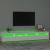 Comodă TV cu lumini LED, alb, 240x35x40 cm GartenMobel Dekor