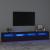 Comodă TV cu lumini LED, negru, 240x35x40cm GartenMobel Dekor