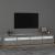 Comodă TV cu lumini LED, gri beton, 240x35x40 cm GartenMobel Dekor