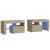 Noptiere cu lumini LED, 2 buc., stejar sonoma, 70x36,5x40 cm GartenMobel Dekor