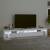 Comodă TV cu lumini LED, alb, 260x36,5x40cm GartenMobel Dekor