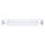 Comodă TV cu lumini LED, alb, 260x36,5x40cm GartenMobel Dekor