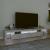 Comodă TV cu lumini LED, gri beton, 230x36,5x40cm GartenMobel Dekor
